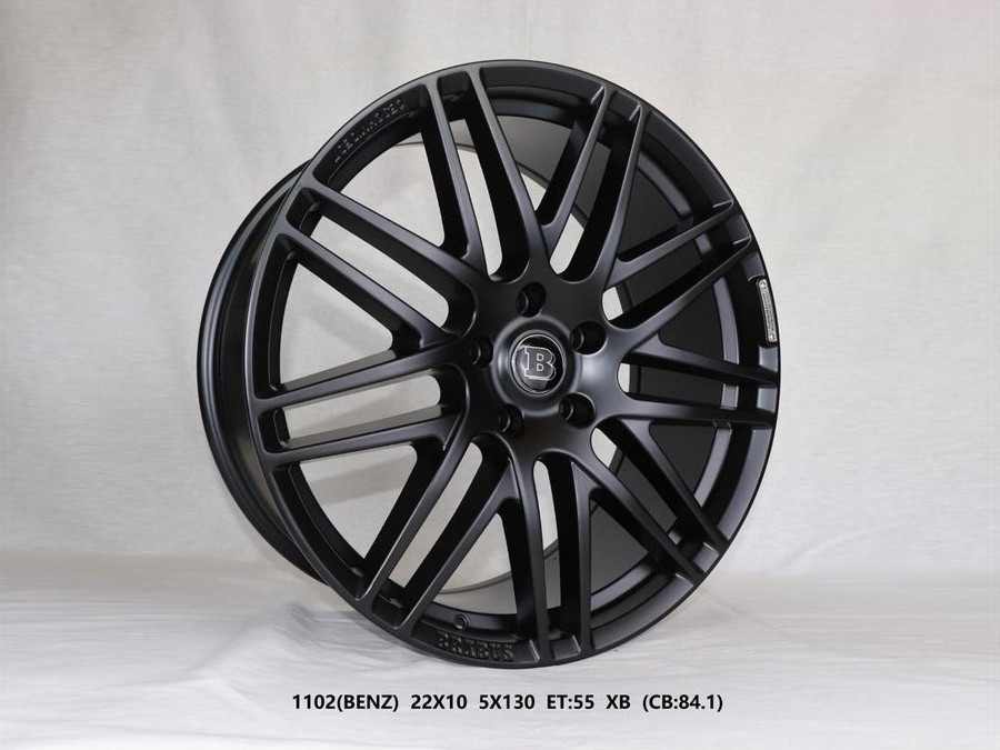 BRABUS Rims R22 MATTE BLACK for Mercedes-Benz W463A G-Class
